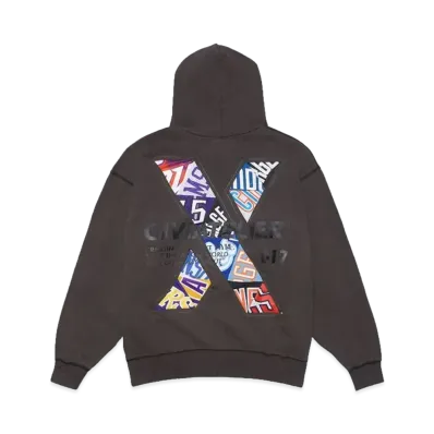 SNKRDUNK x CIVIATELIER 10TH ANNIVERSARY CHOICE IS YOURS NBA REMAKE HOODIE #017 "BLACK"