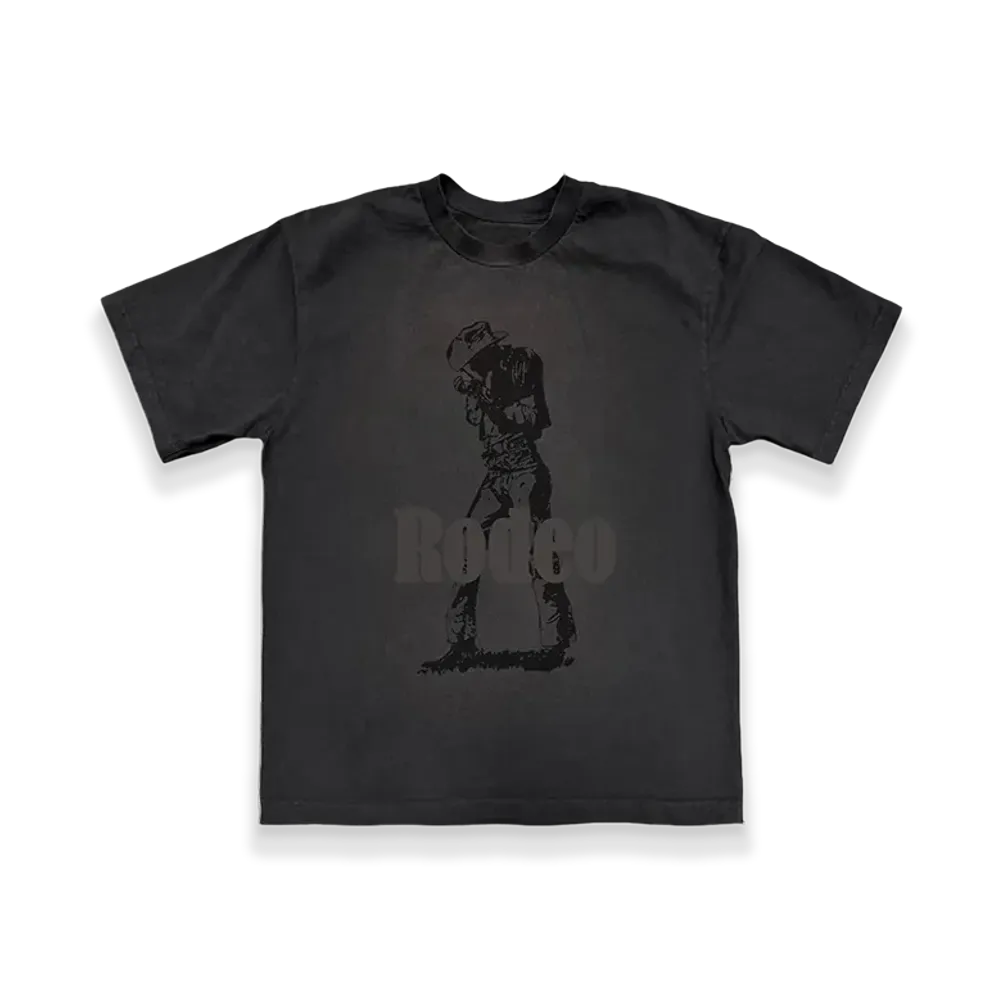 Travis Scott Cactus Jack x RODEO 10 Years Cowboy Tee ll "Black"