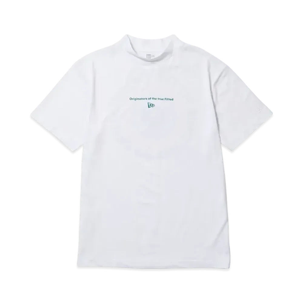 NEW ERA Golf Short Sleeve Mid-neck Kanoko T-shirt Circle OOTTF "White"