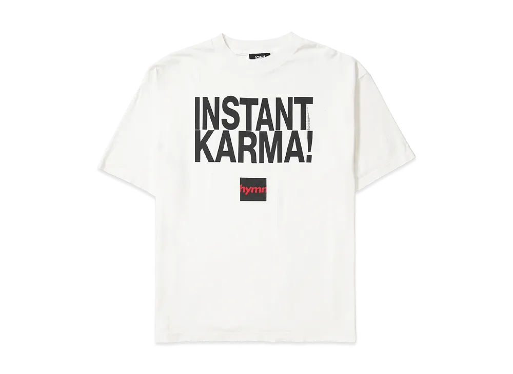 SAINT Mxxxxxx x John Lennon JL SS T-Shirt Instant Karma "White"