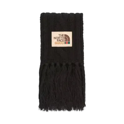 GUCCI x The North Face Wool Scarf "Black"