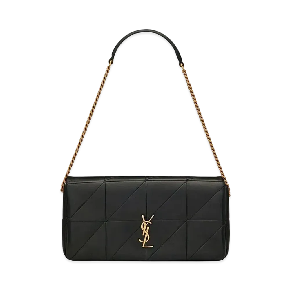 Saint Laurent Jamie 99 Carre Rive Gauche In Lambskin "Black"