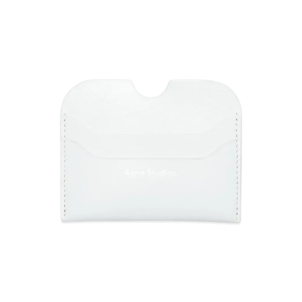 Acne Studios Leather Card Holder "Cream White"