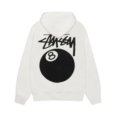 Stussy 8 Ball Pigment Dyed Hoodie "Natural" (FA24)