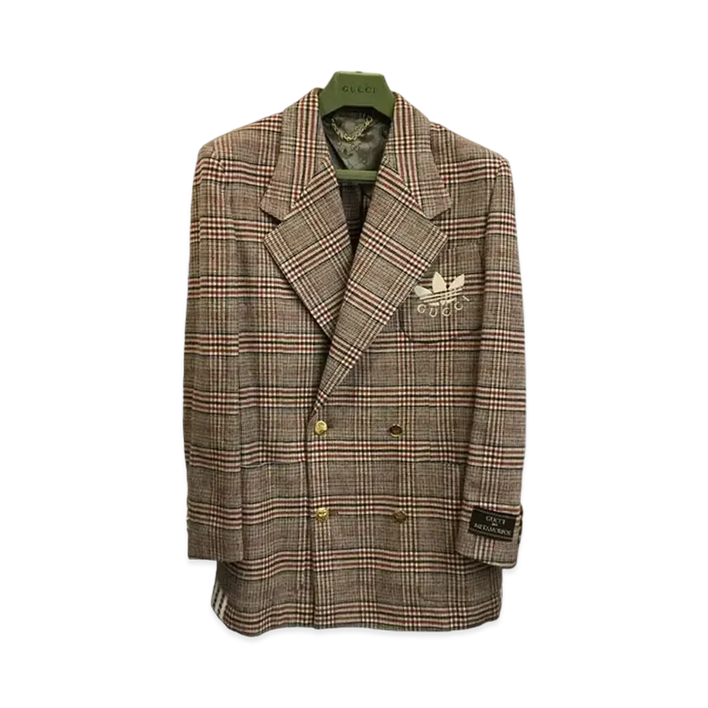 GUCCI x adidas Wool Formal Jacket "Brown"