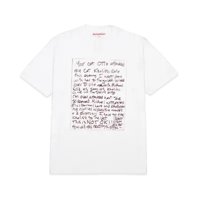 Richardson A11 Editors Letter T-Shirt "White"