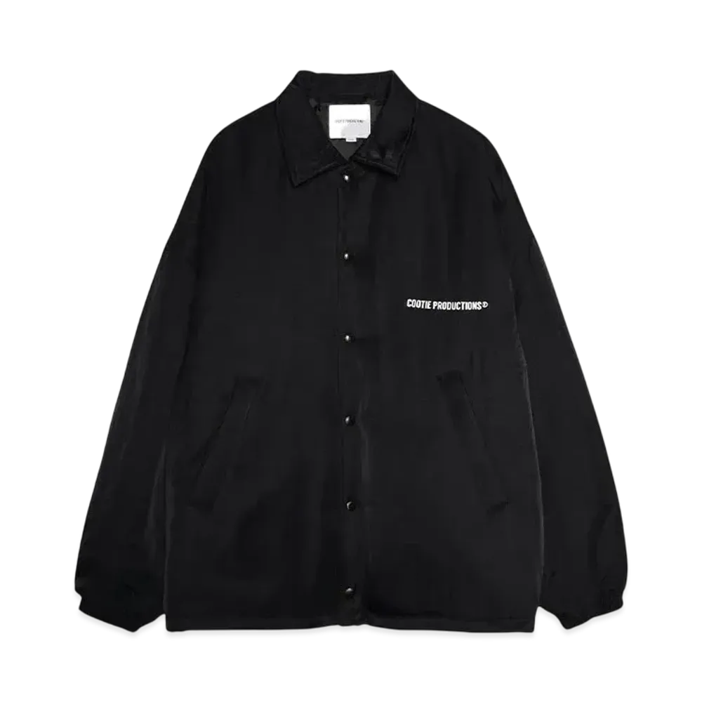 COOTIE PRODUCTIONS Error Fit Padded Coach Jacket "BLACK"