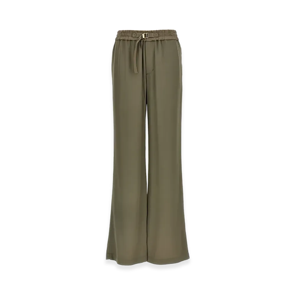 AMI PARIS Women's Buckle Pants "Beige"