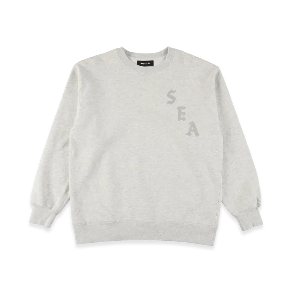 WIND AND SEA Vertical SEA Crewneck Sweatshirt "Ash"