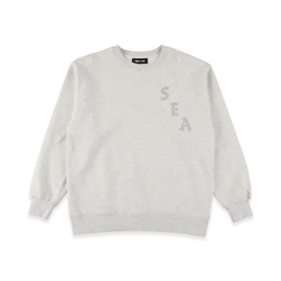 WIND AND SEA Vertical SEA Crewneck Sweatshirt "Ash"