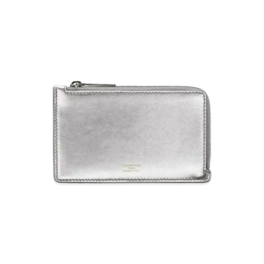 BALENCIAGA Envelope Long Coin and Card Holder Japan Exclusive Color "Silver"