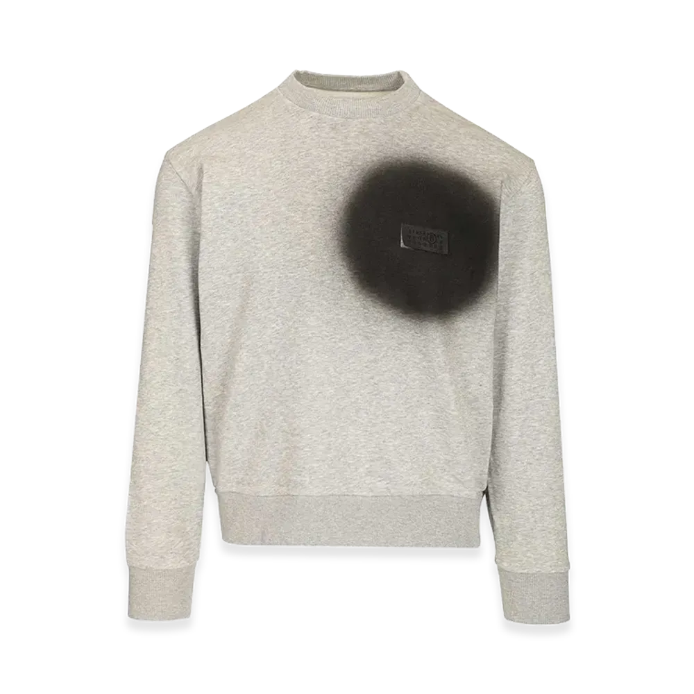 MM6 Maison Margiela Spray Print Sweatshirt "Gray"