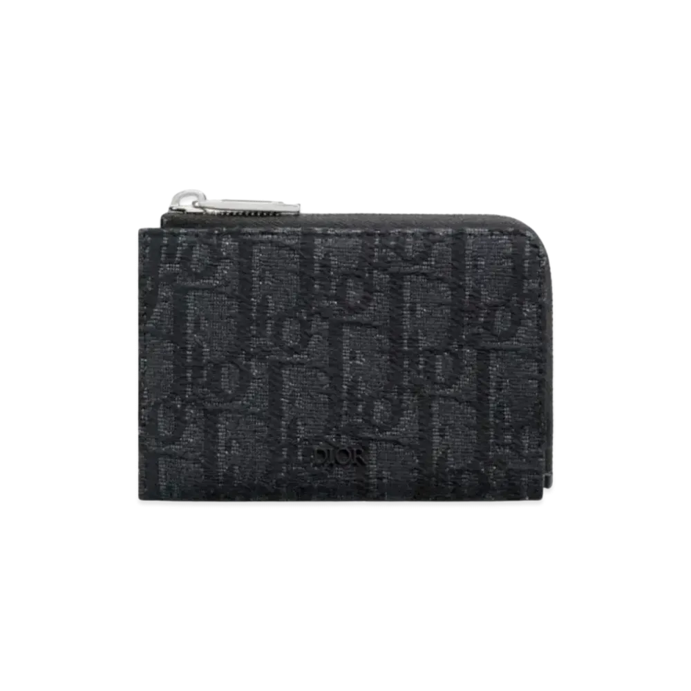 Dior Jacquard Wallet "Black"