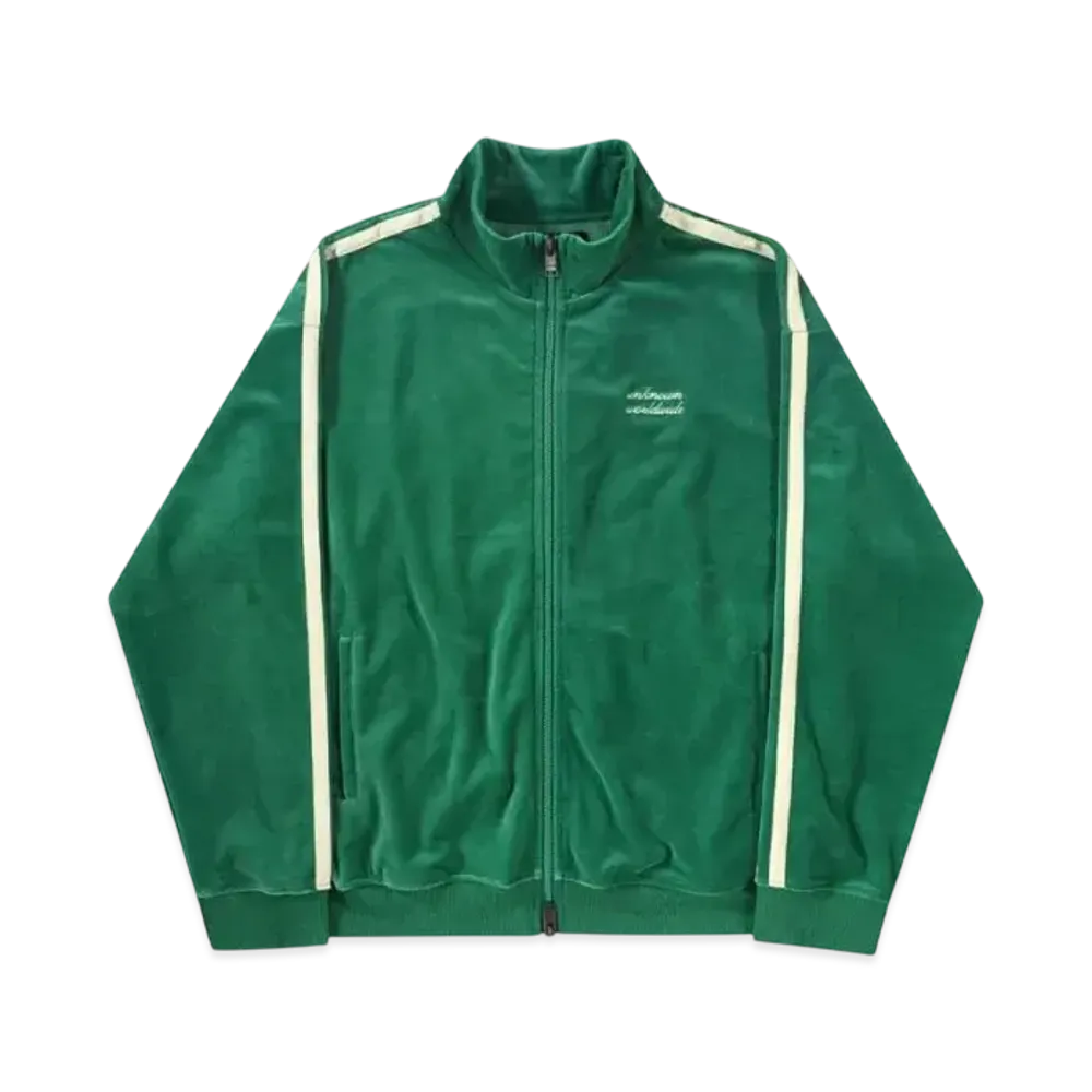 Unknown London Velour Track Jacket "Green"