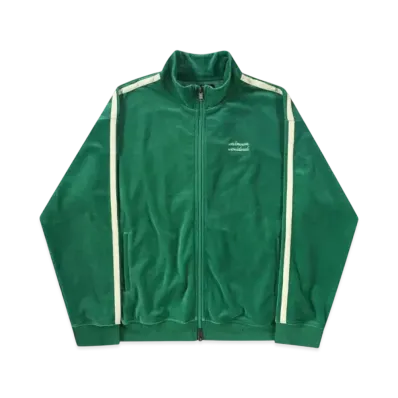 Unknown London Velour Track Jacket "Green"