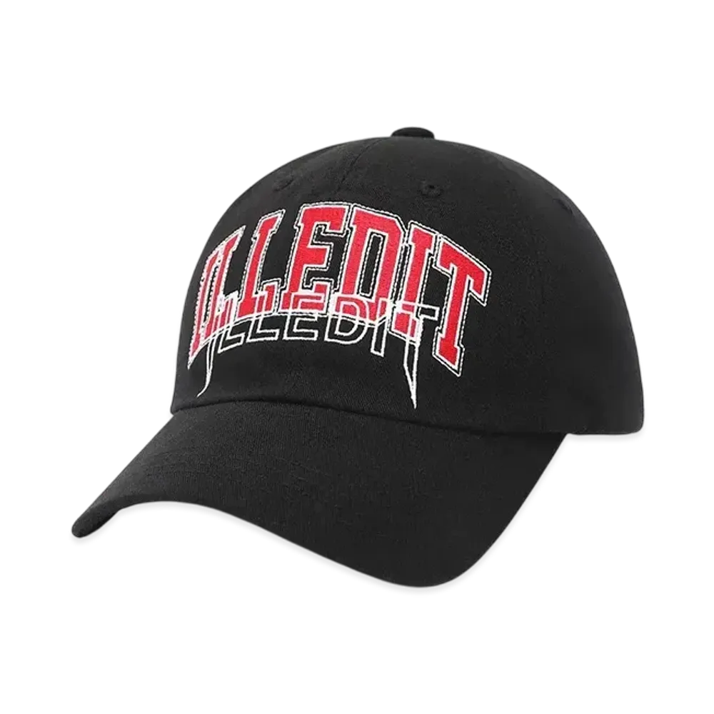 ILLEDIT Illedit Arch Logo Ballcap "Black Red"