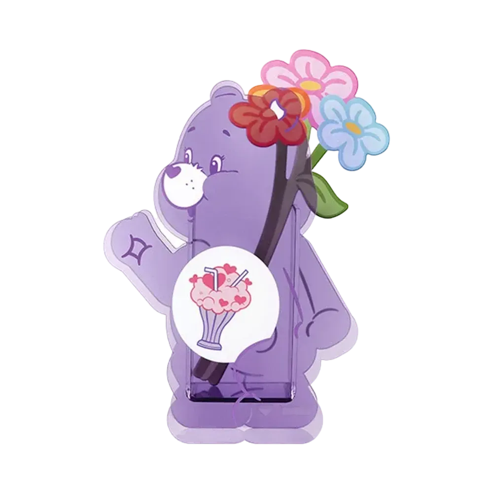 POP MART Care Bears Cozy Life Acrylic Base Share Bear
