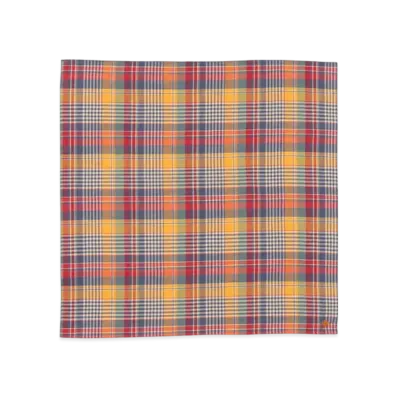 BEAMS Handchief Madras "Mustard"