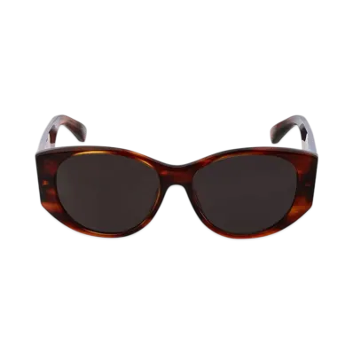 BALENCIAGA Nano Round Sunglasses "Brown Havana"