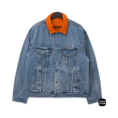 Supreme x Levi's Reversible Trucker Jacket "Blue"