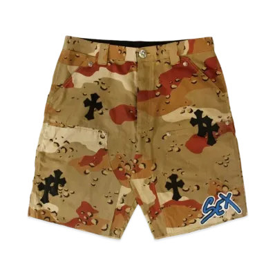 Chrome Hearts Matty Boy Sex Records Carpenter Shorts "Desert Camo"