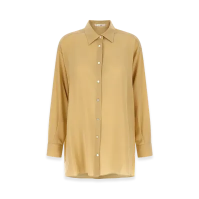 The Row Women's 'Luka' Shirt "Beige"