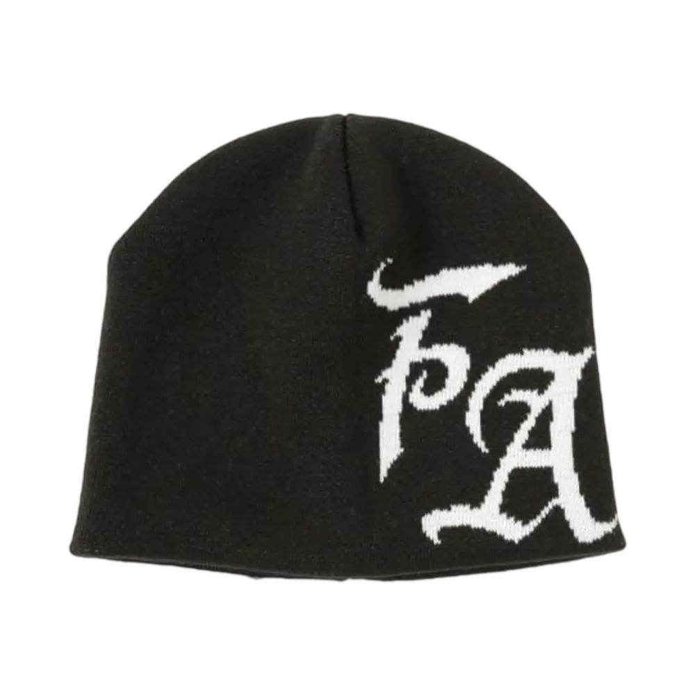 BEAMS FUTURE ARCHIVE FA Logo Beanie "Black"
