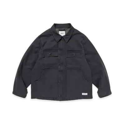 WTAPS MICH / Jacket / Cotton. CNVS "Charcoal"