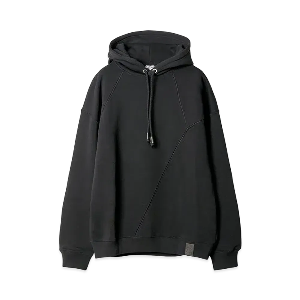 LOEWE Puzzle Relaxed Fit Hoodie In Cotton "Black"