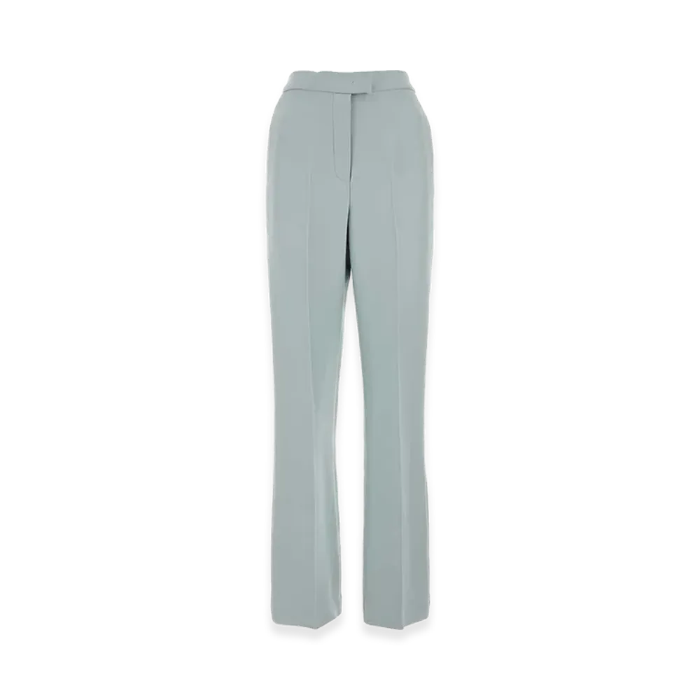 FENDI Women's Wool Blend Pant "Light Blue"