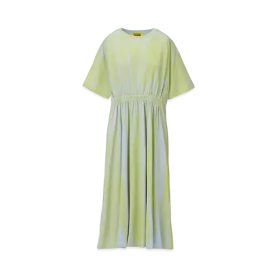 Onitsuka Tiger DENIVITA Women's Printed Dress "Pale Blue/Yellow"