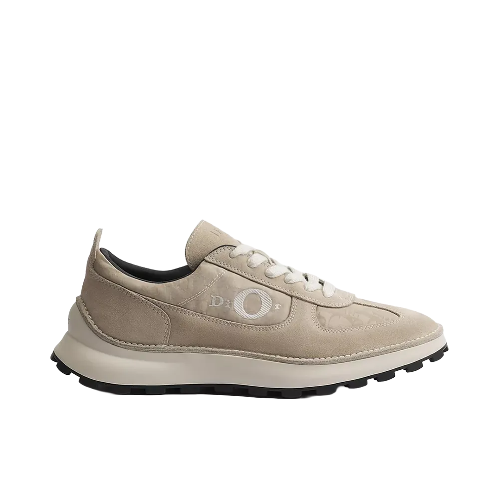 Dior Squash Sneaker Suede Calfskin and Technical Fabric "Beige"