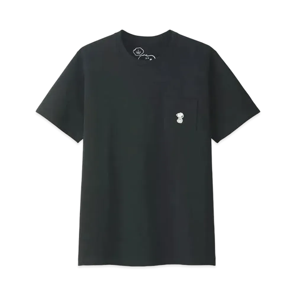 Uniqlo x KAWS x Peanuts Snoopy Pocket Tee "Black"