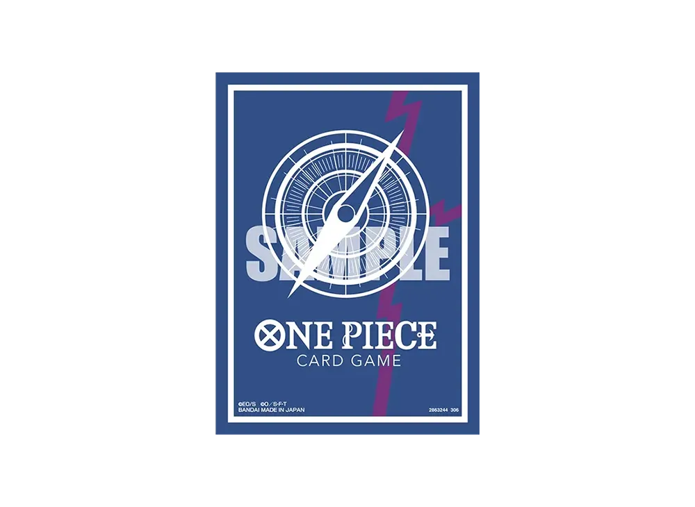 ONE PIECE CARD GAME Official Card Sleeve 16 Standard Blue Ver. Rocks D. Xebec