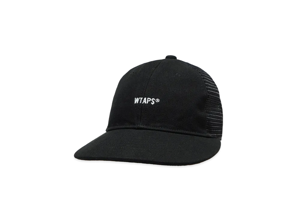 WTAPS T-6M 02 / Cap / Cotton. Cnvs. Mesh "Black"