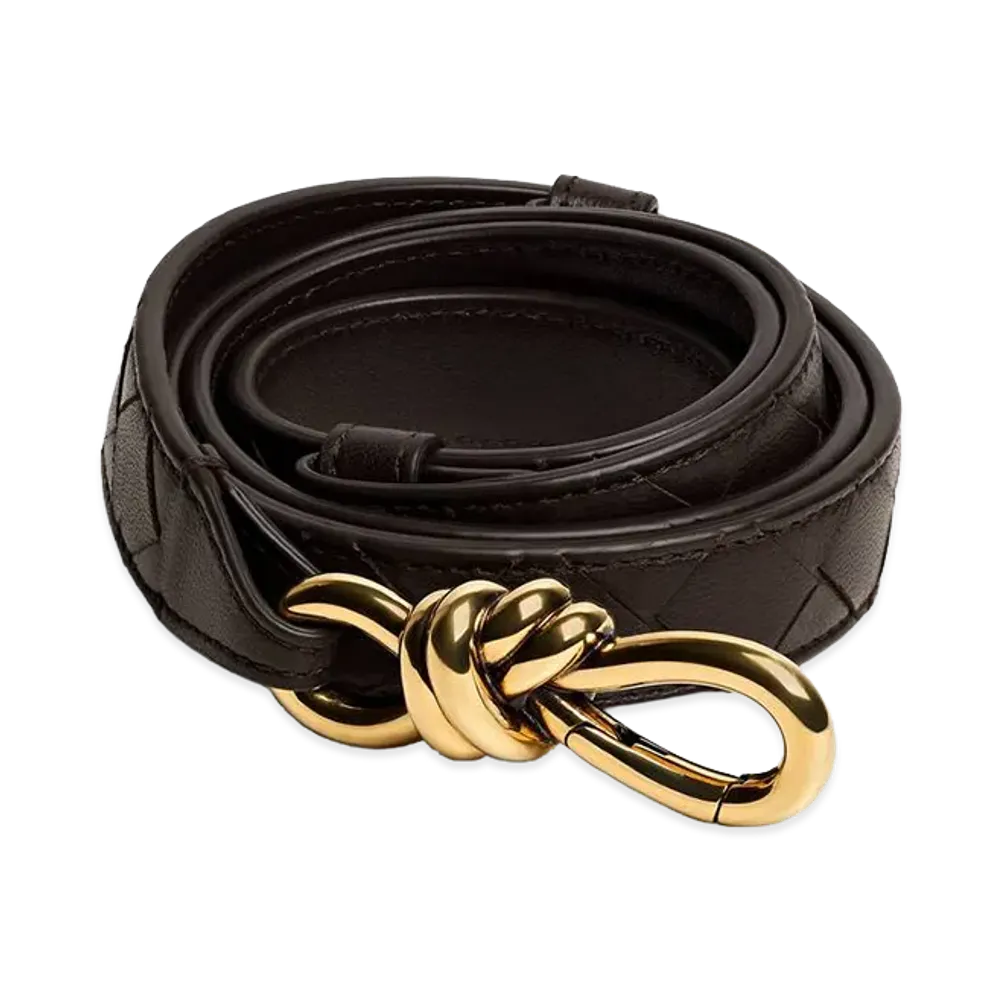 Bottega Veneta Andiamo Belt "Fondente"
