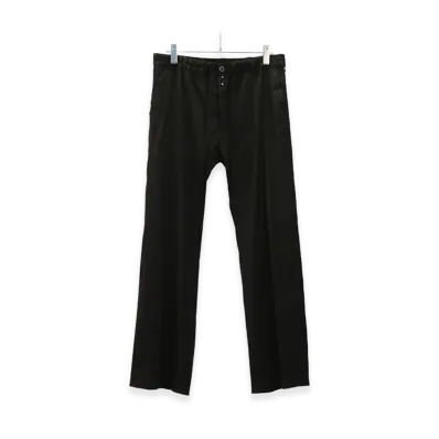 ANCELLM L/R Shoe Cut Slacks "Black"