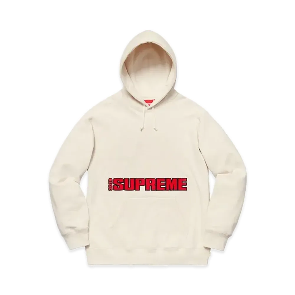 Supreme Blockbuster Hooded Sweatshirt "Natural"
