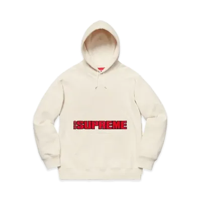 Supreme Blockbuster Hooded Sweatshirt "Natural"