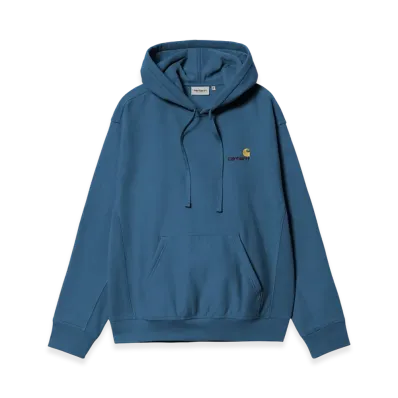 Carhartt WIP Hooded American Script Sweatshirt "Sodalite"