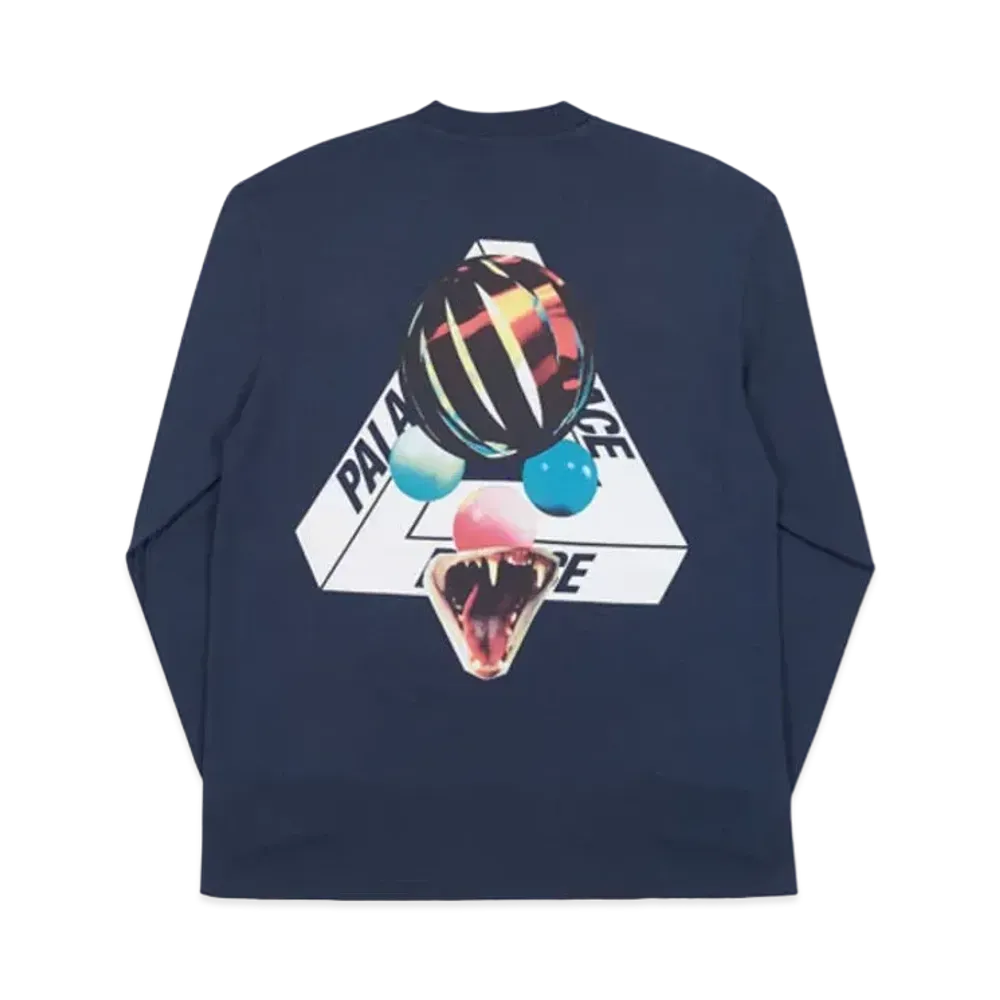 PALACE Sans Ferg Longsleeve T-Shirt "Navy"