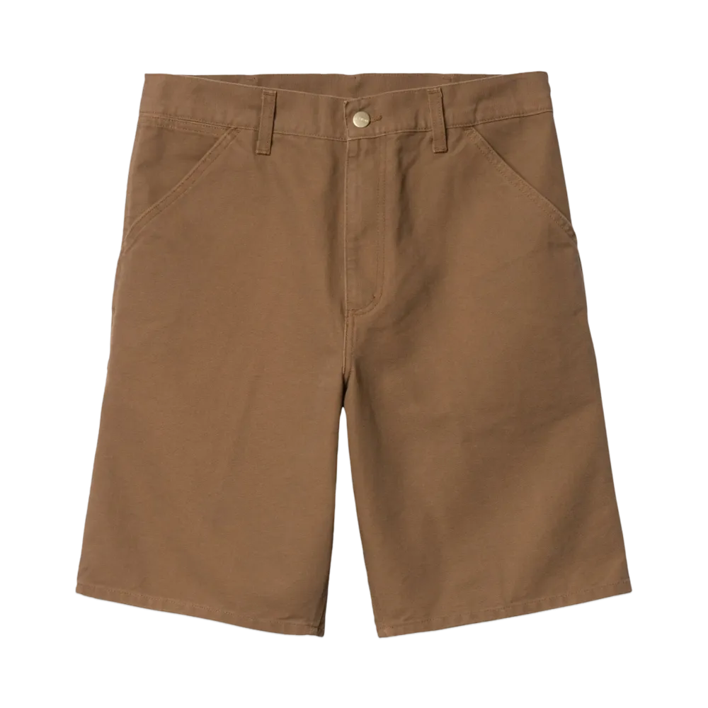 Carhartt WIP Single Knee Short "Hamilton Brown(Rinsed)