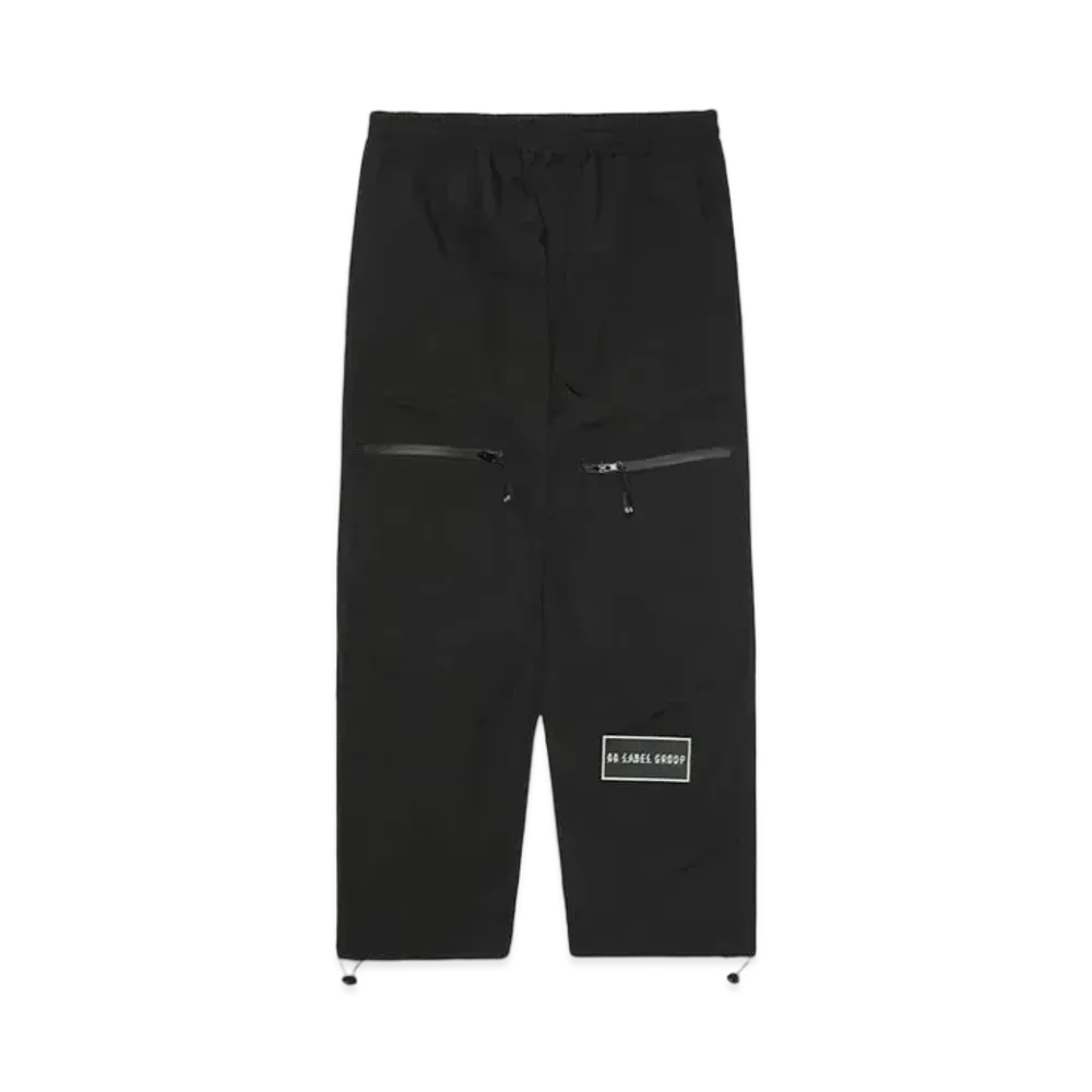 44 LABEL GROUP GREMLIN PANTS POLY TECHNO BLACK "BLACK"