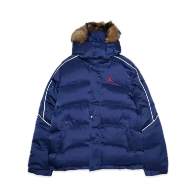 Supreme x Jordan Puffer Jacket "Navy"