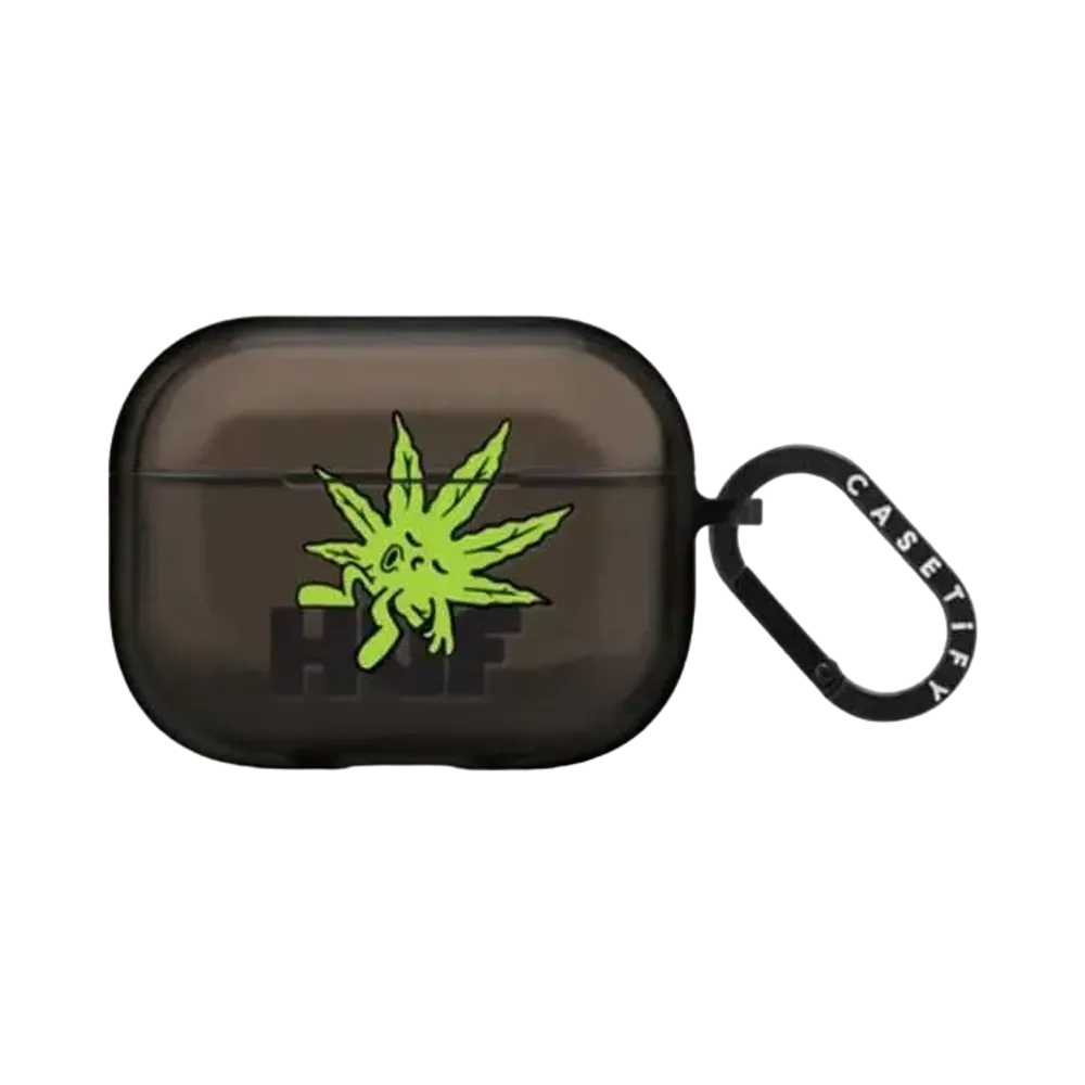 HUF x CASETiFY Green Buddy Earbuds Case Impact Case (AirPods Pro 1st Generation) "Black"