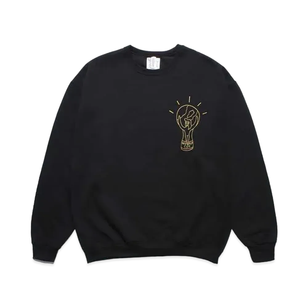 WACKO MARIA World Cap Sweat Shirt "Black"