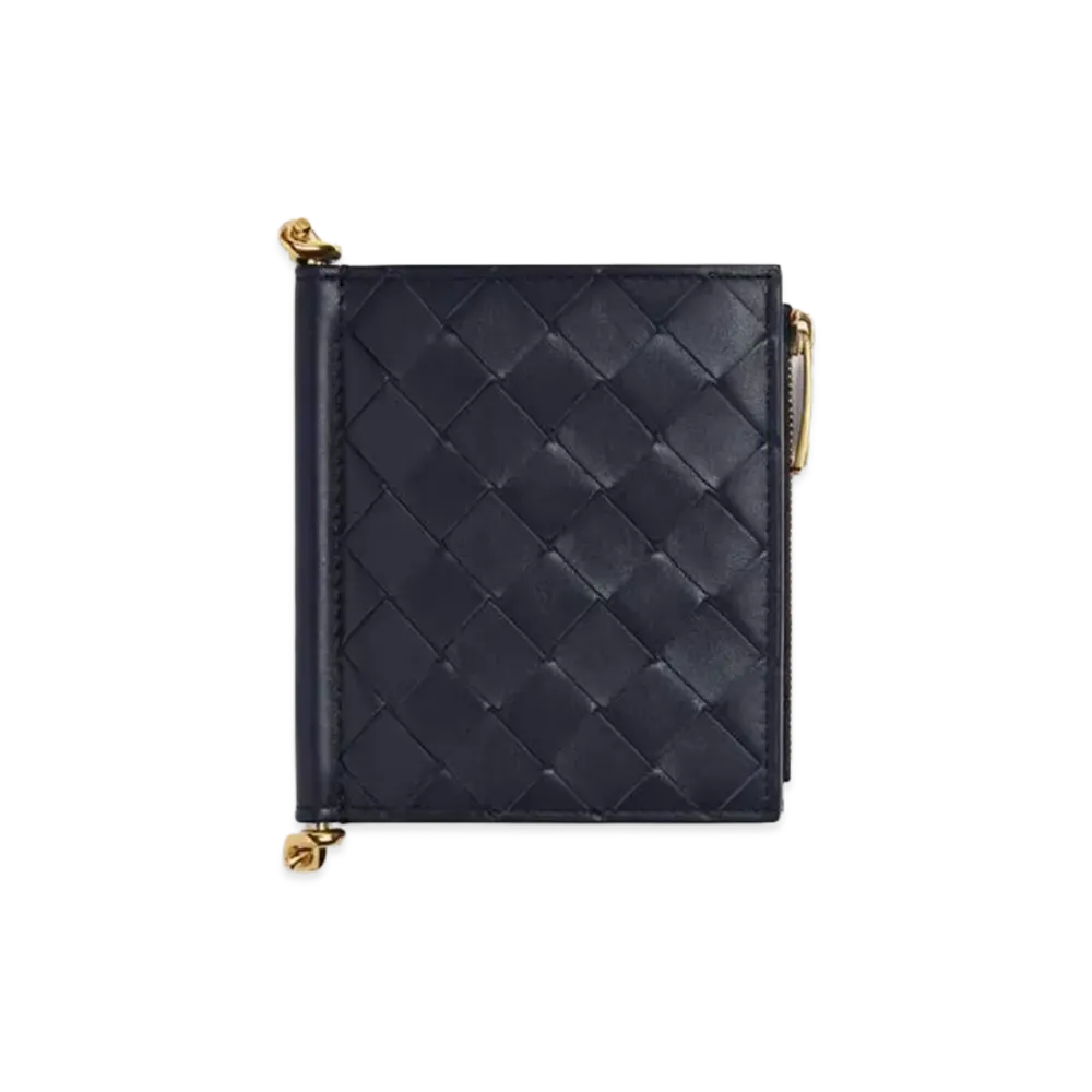Bottega Veneta Solstice Small Bi-Fold Wallet "Nocturnal"