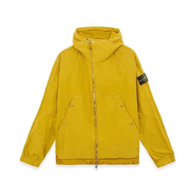 Stone Island 410M3 David Light TC Hooded Blouson with Anti Drop - 24FW "Mustard"