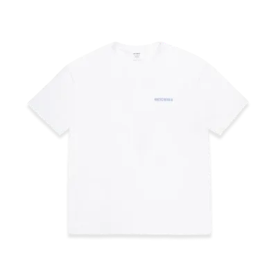 WACKO MARIA Washed Heavy Weight T-Shirt "White/Purple"
