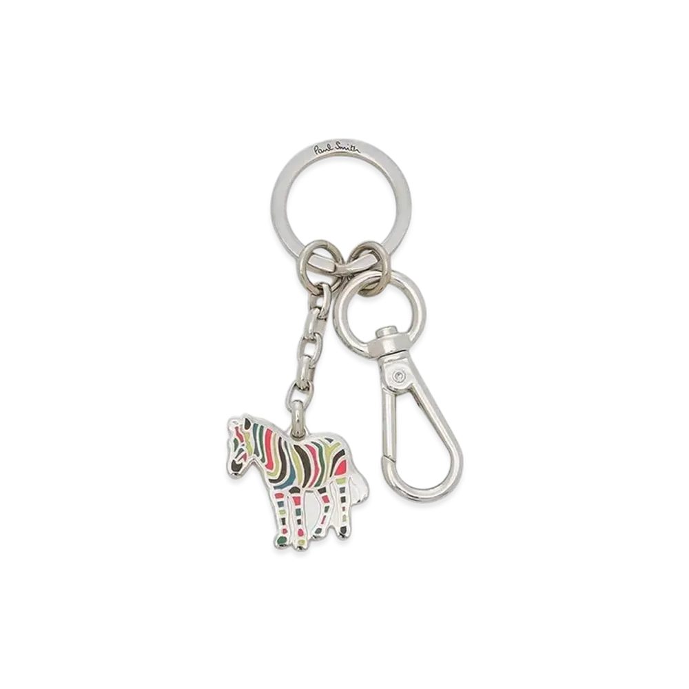 Paul Smith Keychain Striped Zebra Zebra "Multi"